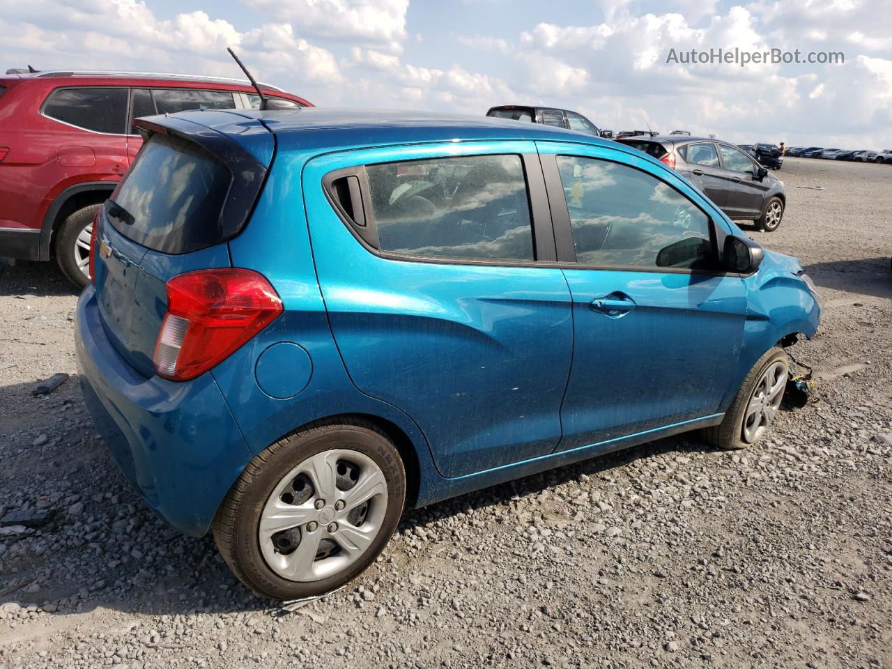 2019 Chevrolet Spark Ls Blue vin: KL8CB6SA9KC734937