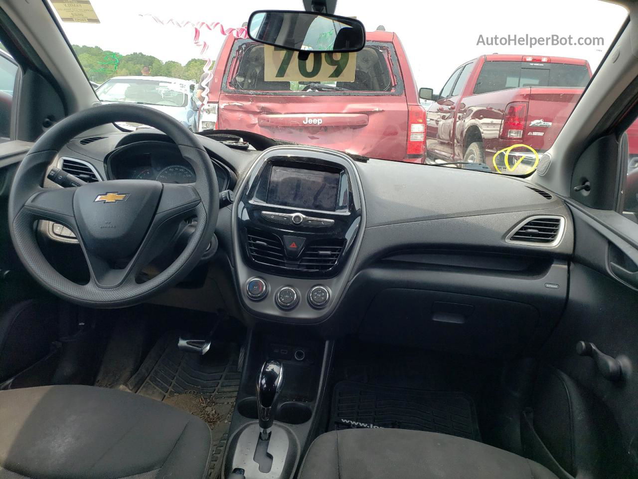 2019 Chevrolet Spark Ls Red vin: KL8CB6SA9KC747977