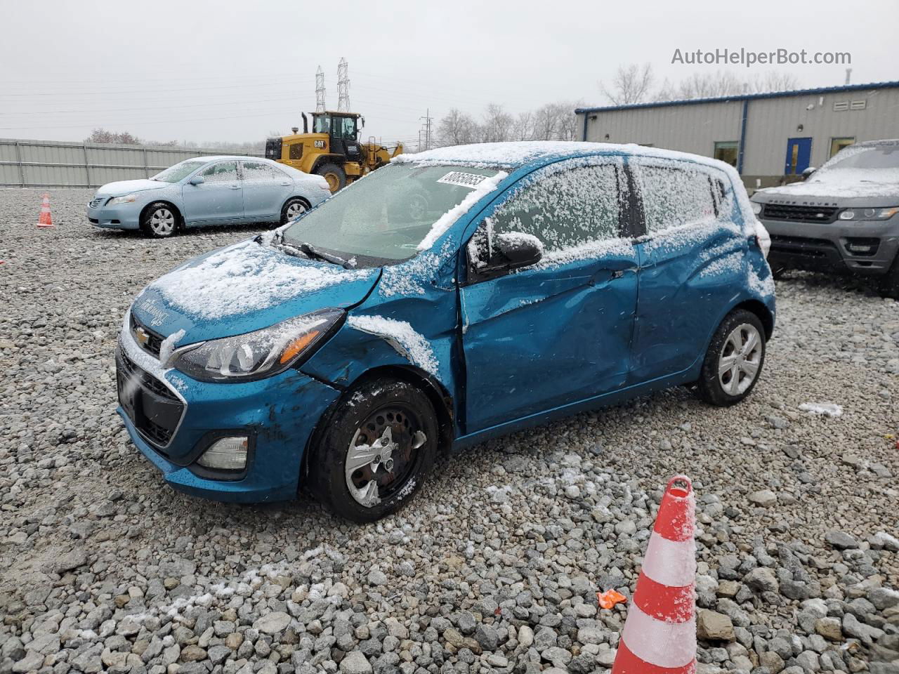 2019 Chevrolet Spark Ls Синий vin: KL8CB6SA9KC757473