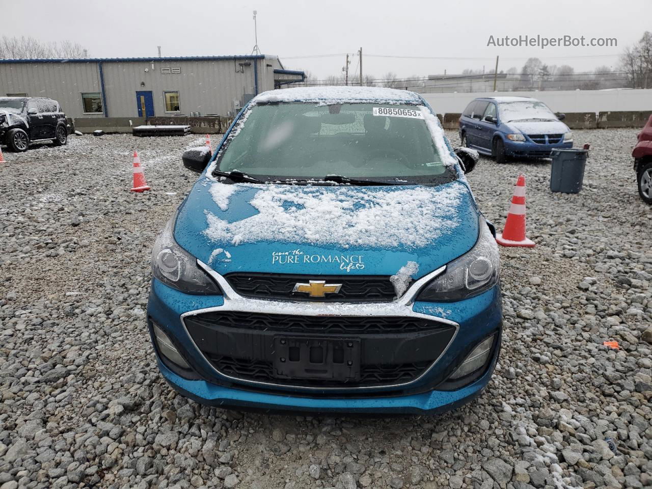 2019 Chevrolet Spark Ls Blue vin: KL8CB6SA9KC757473