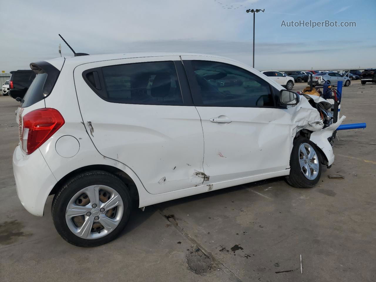 2019 Chevrolet Spark Ls White vin: KL8CB6SA9KC807126