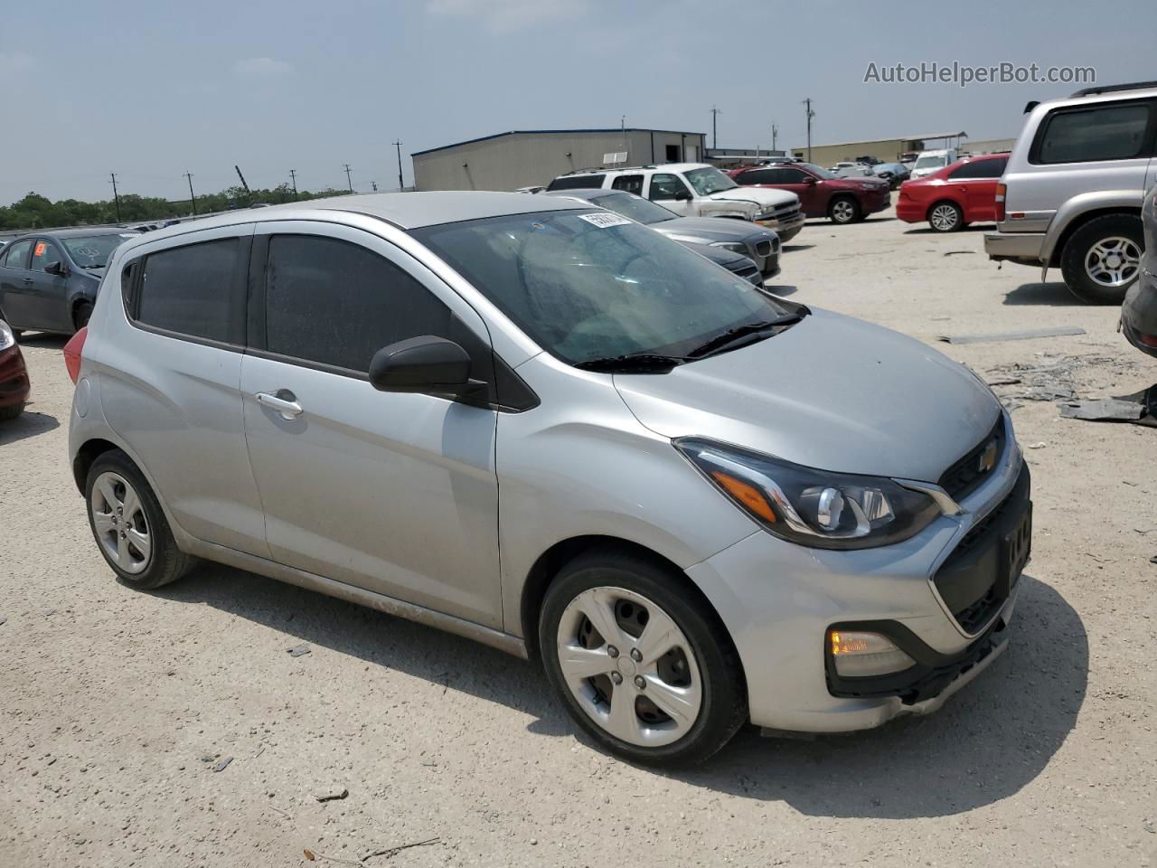 2019 Chevrolet Spark Ls Silver vin: KL8CB6SA9KC813329