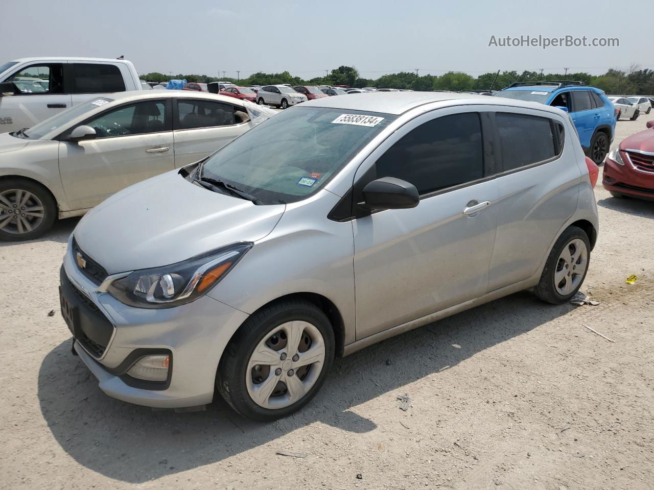 2019 Chevrolet Spark Ls Silver vin: KL8CB6SA9KC813329