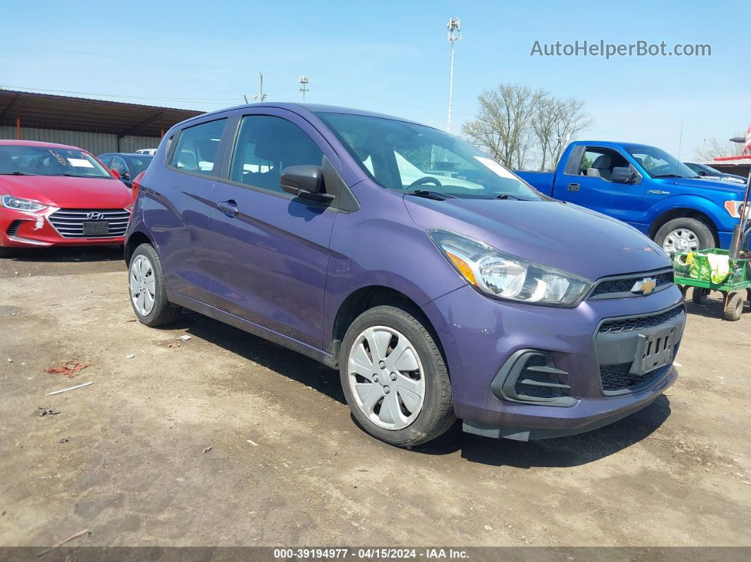 2017 Chevrolet Spark Ls Cvt Purple vin: KL8CB6SAXHC710963