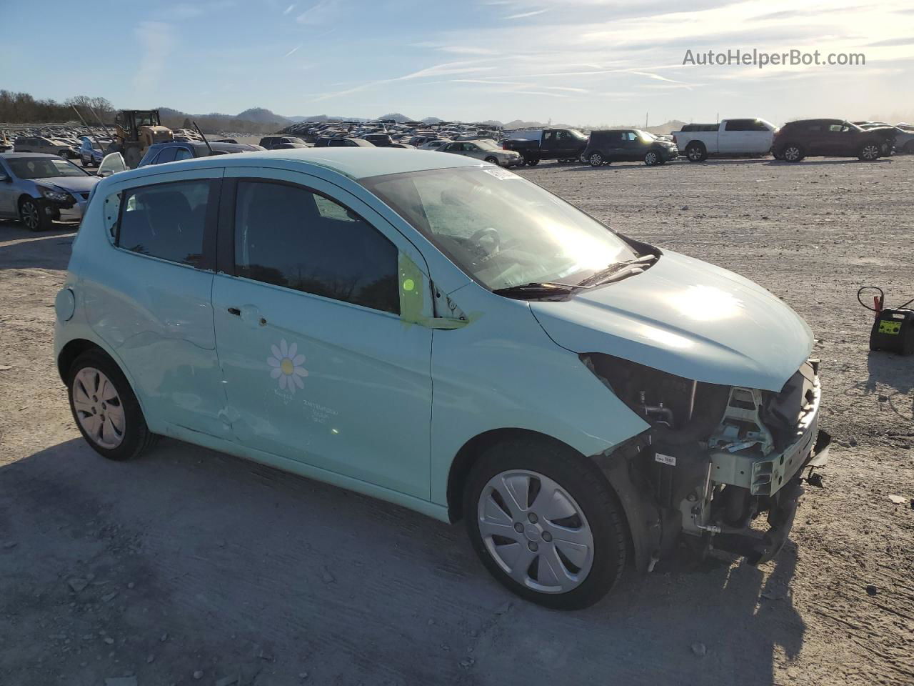 2017 Chevrolet Spark Ls Бирюзовый vin: KL8CB6SAXHC742912