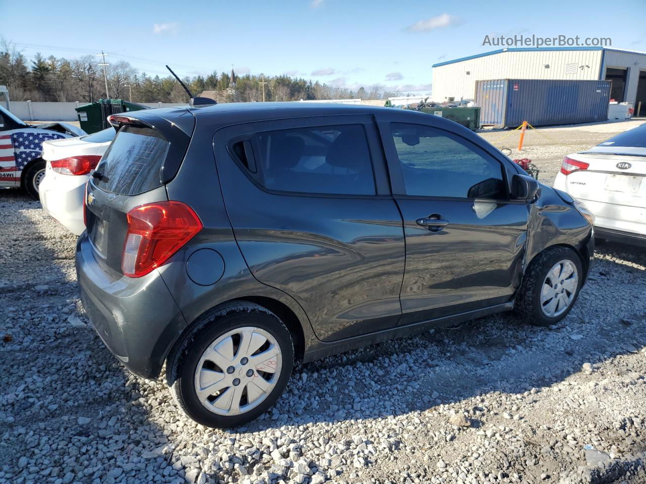 2017 Chevrolet Spark Ls Gray vin: KL8CB6SAXHC743493