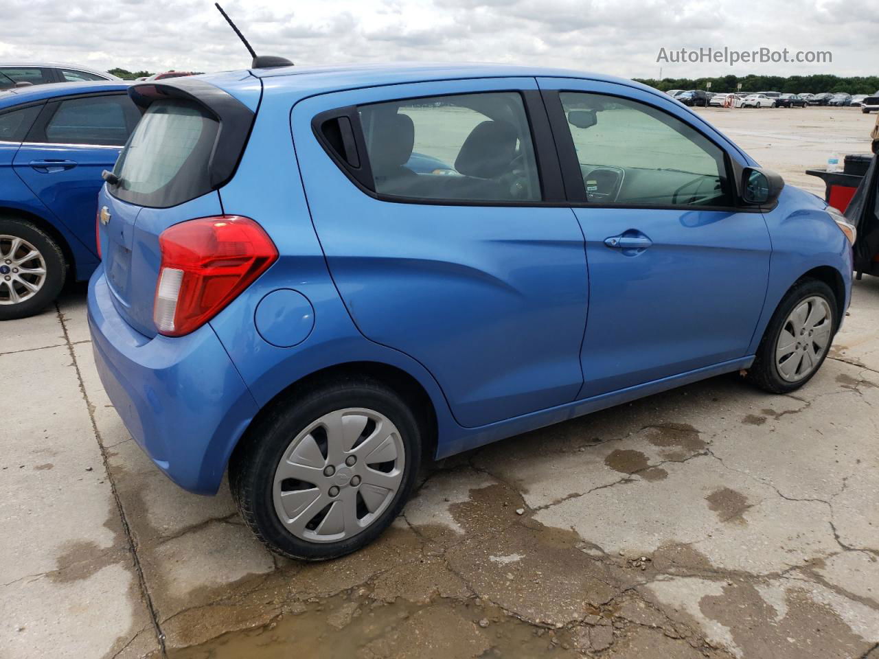 2017 Chevrolet Spark Ls Blue vin: KL8CB6SAXHC827314