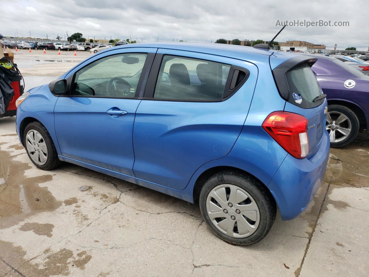 2017 Chevrolet Spark Ls Blue vin: KL8CB6SAXHC827314