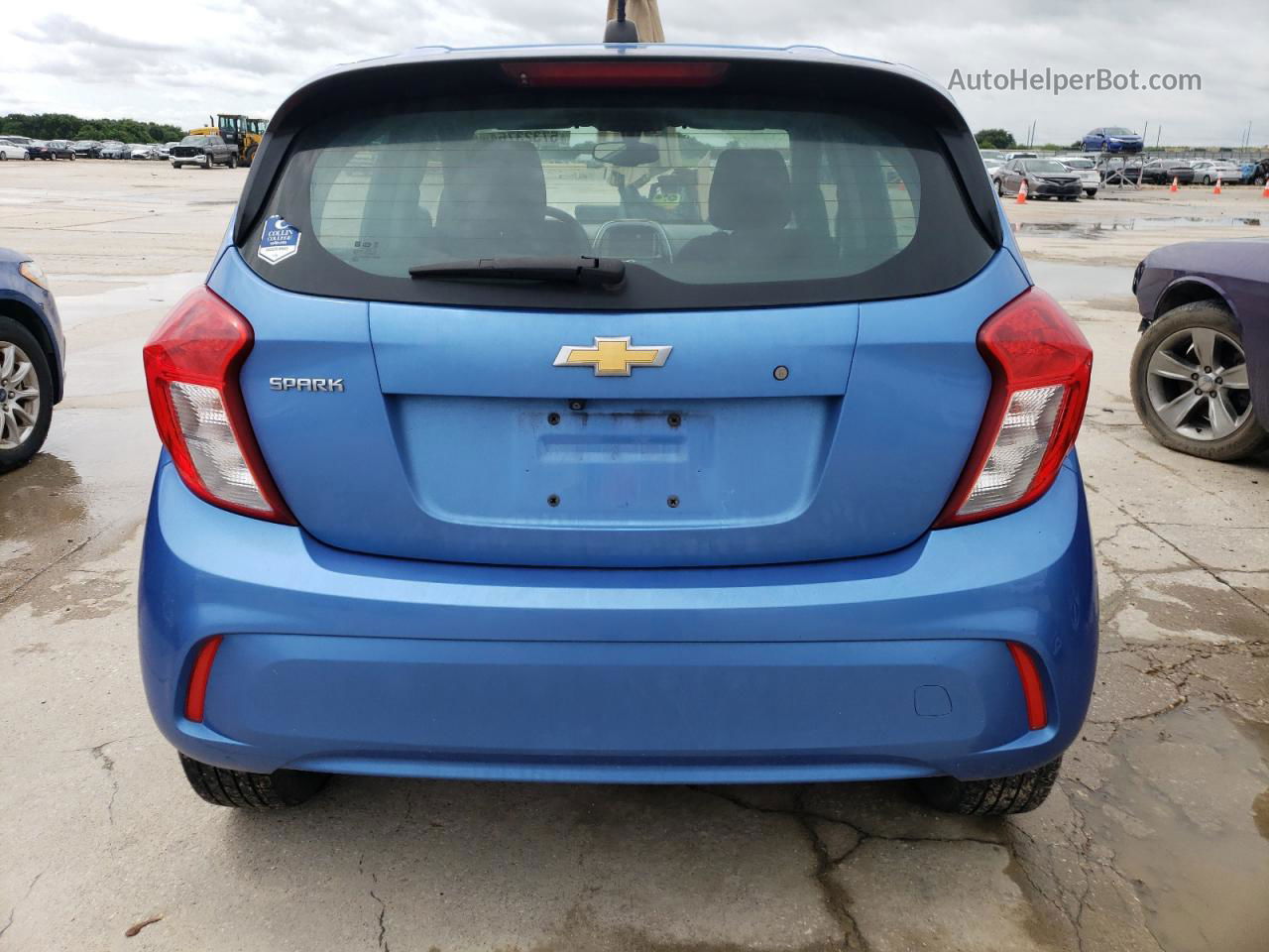 2017 Chevrolet Spark Ls Blue vin: KL8CB6SAXHC827314