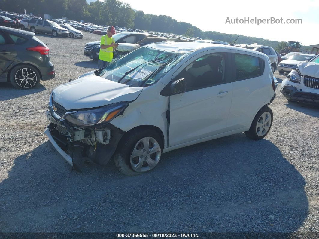 2019 Chevrolet Spark Ls White vin: KL8CB6SAXKC701316