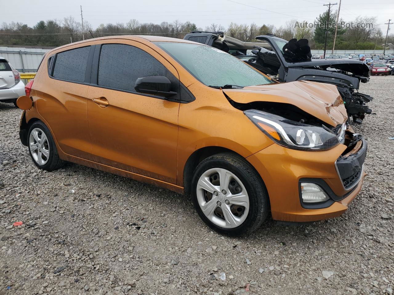 2019 Chevrolet Spark Ls Orange vin: KL8CB6SAXKC714602