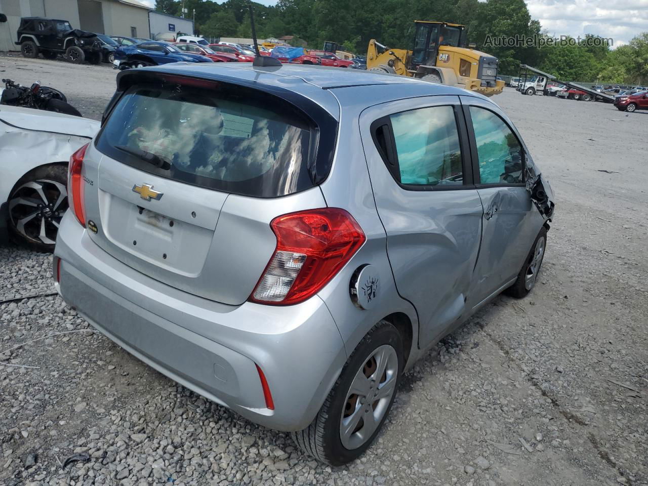 2019 Chevrolet Spark Ls Silver vin: KL8CB6SAXKC719654