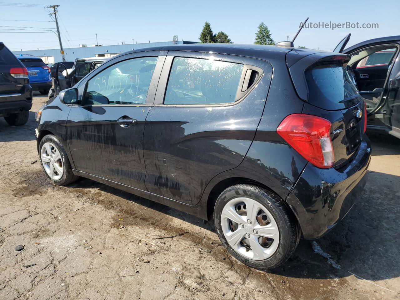 2019 Chevrolet Spark Ls Black vin: KL8CB6SAXKC753173