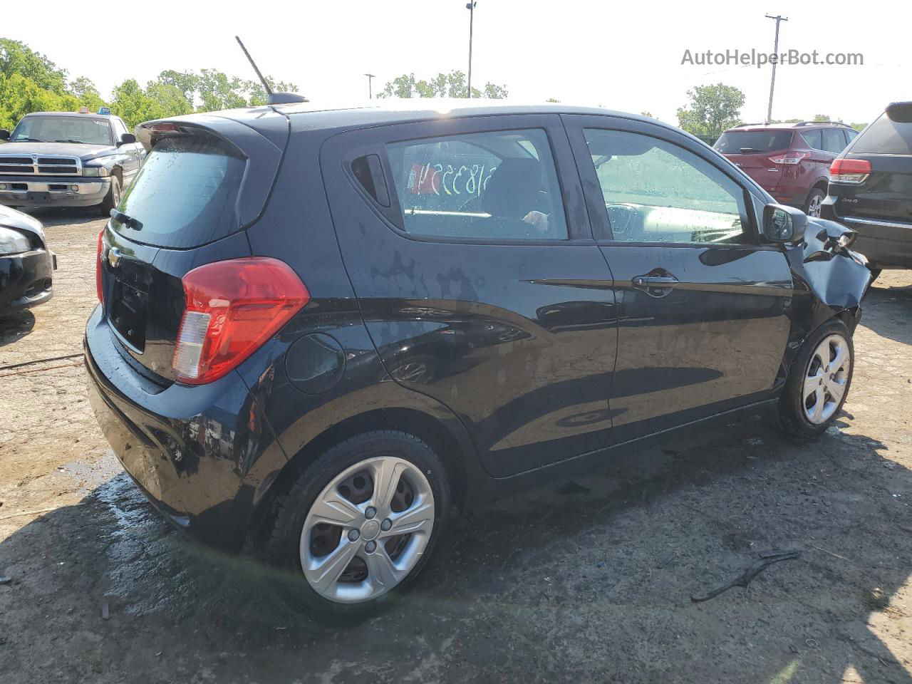 2019 Chevrolet Spark Ls Black vin: KL8CB6SAXKC753173