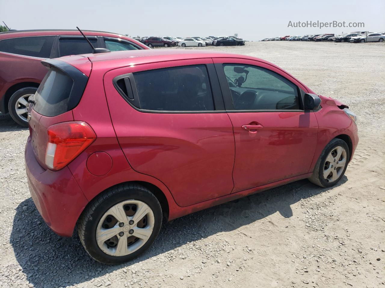 2019 Chevrolet Spark Ls Red vin: KL8CB6SAXKC817888