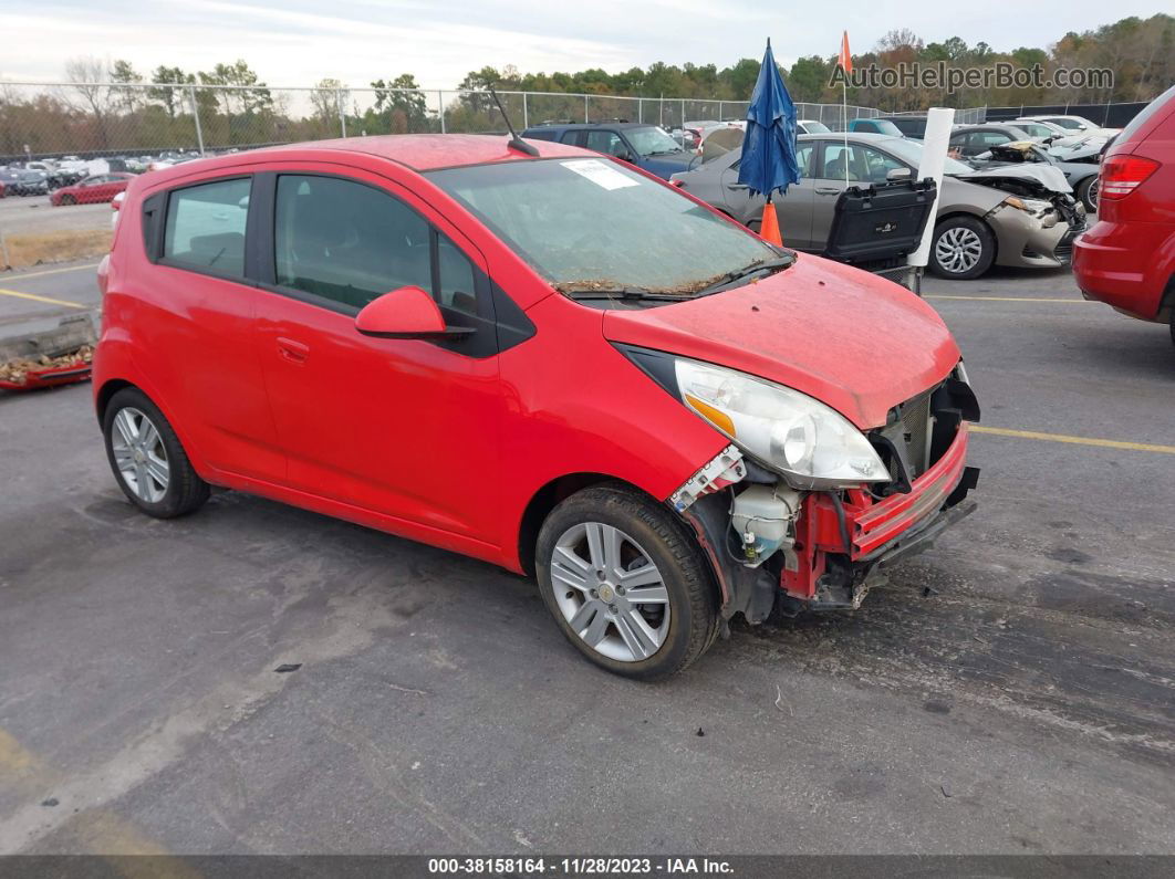 2013 Chevrolet Spark 1lt Manual Red vin: KL8CC6S91DC568242