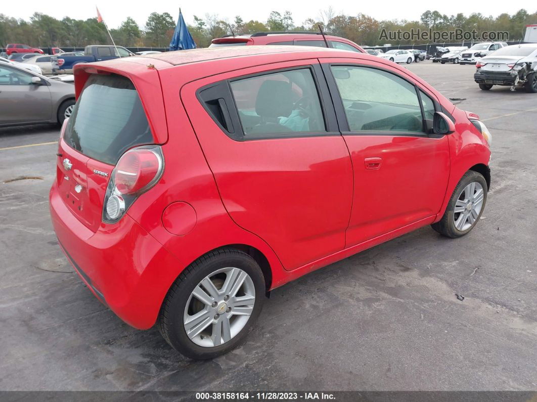 2013 Chevrolet Spark 1lt Manual Red vin: KL8CC6S91DC568242