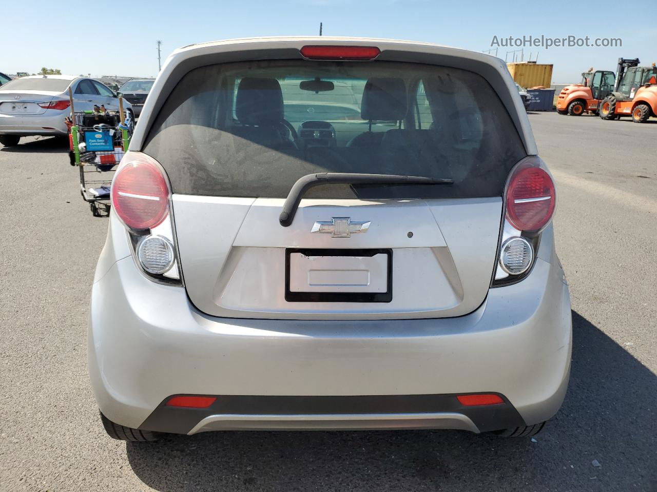 2015 Chevrolet Spark 1lt Silver vin: KL8CC6S96FC813314