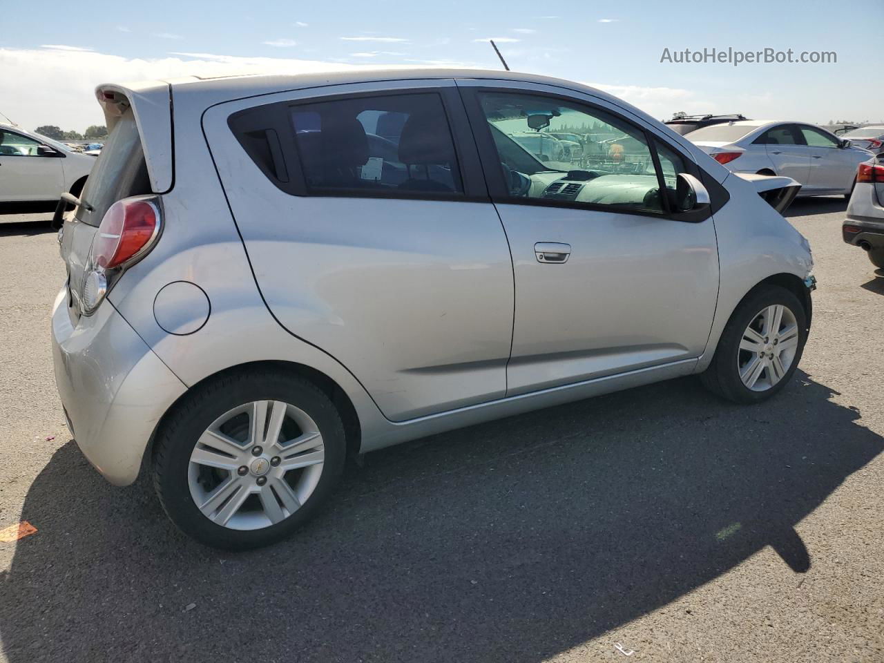 2015 Chevrolet Spark 1lt Silver vin: KL8CC6S96FC813314