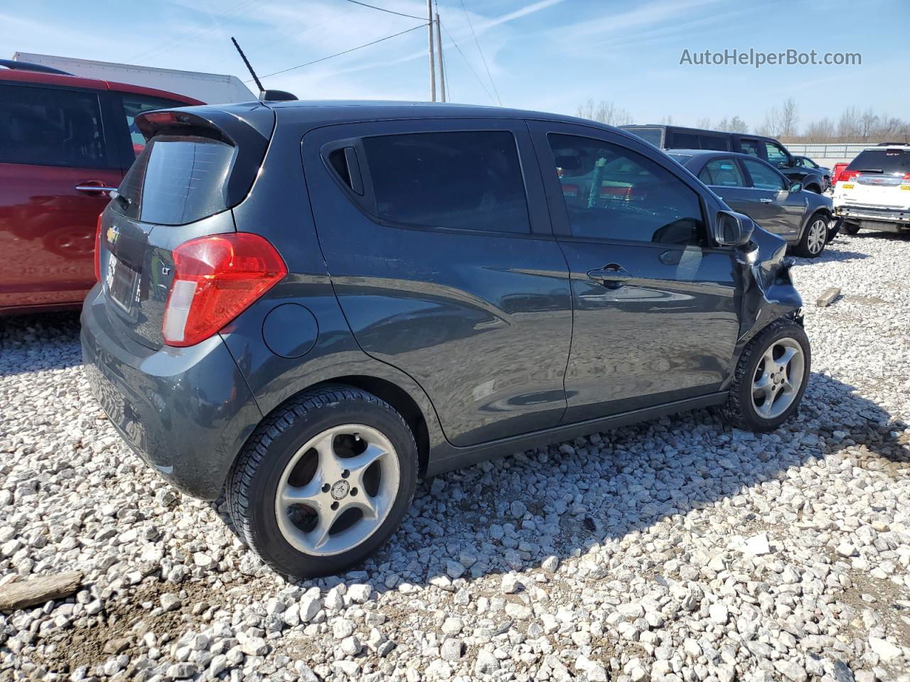 2019 Chevrolet Spark 1lt Gray vin: KL8CC6SA8KC724493