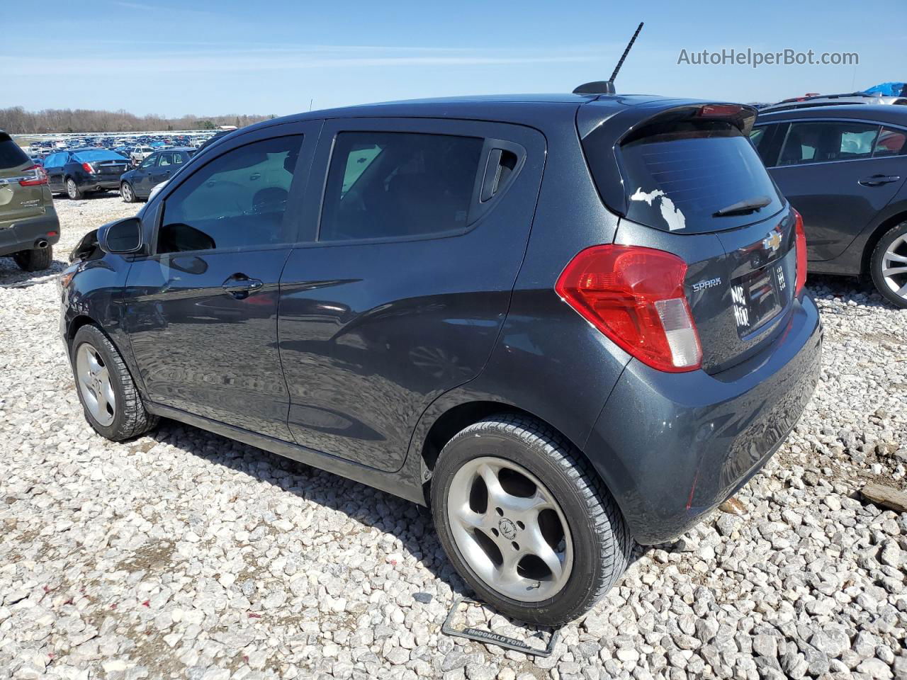 2019 Chevrolet Spark 1lt Gray vin: KL8CC6SA8KC724493