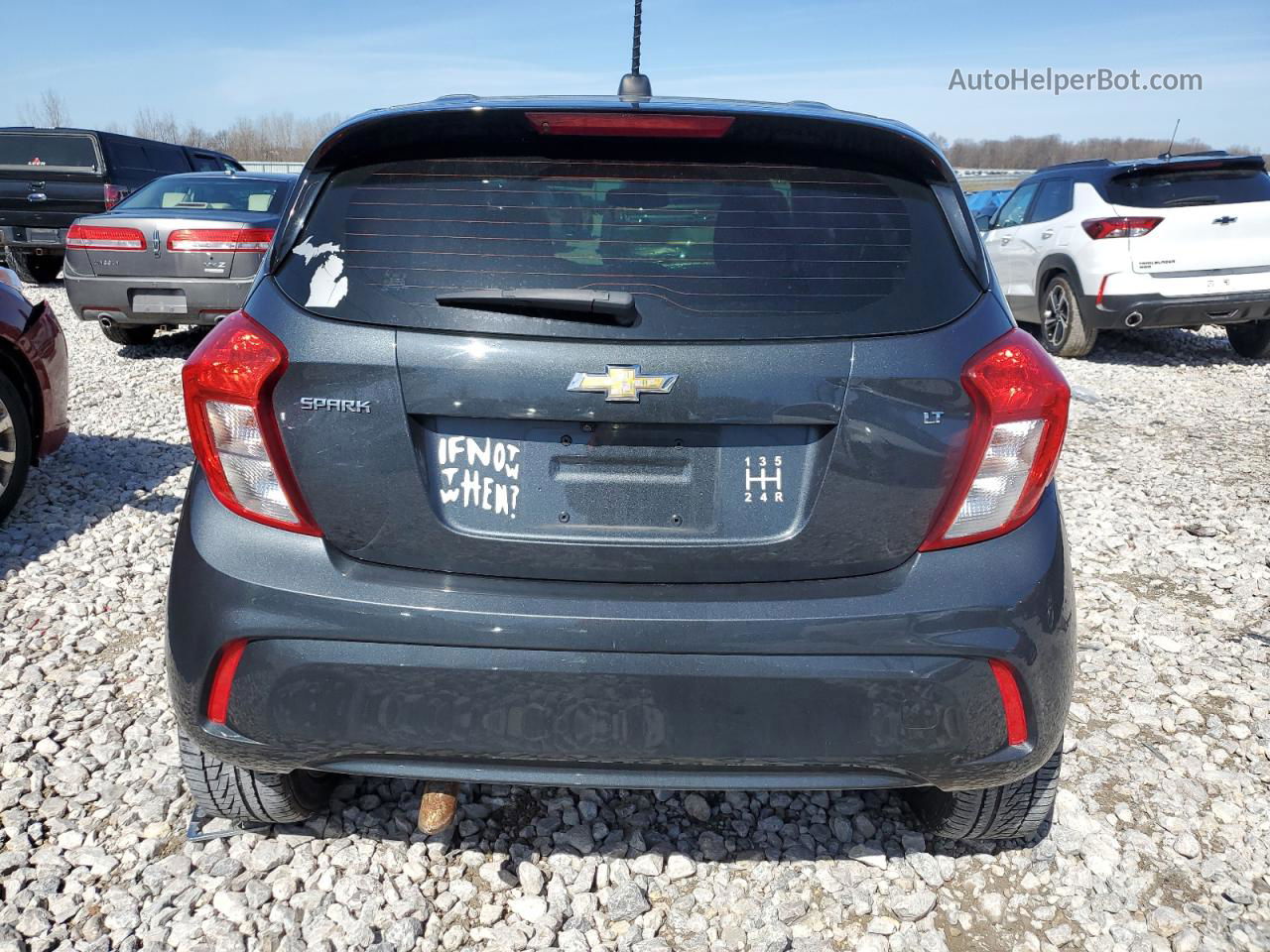 2019 Chevrolet Spark 1lt Gray vin: KL8CC6SA8KC724493