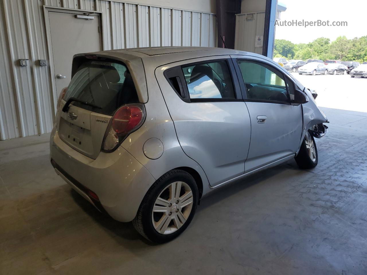 2015 Chevrolet Spark 1lt Silver vin: KL8CD6S90FC719913