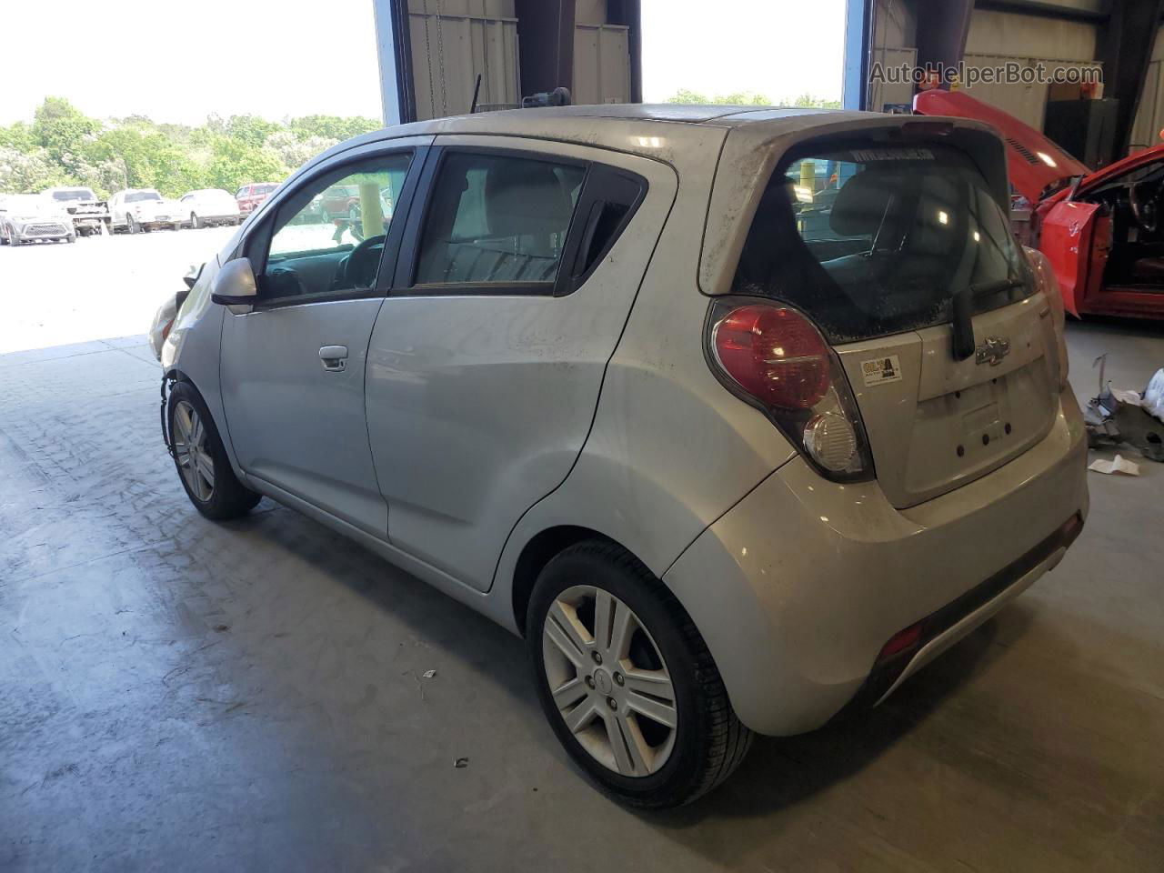 2015 Chevrolet Spark 1lt Silver vin: KL8CD6S90FC719913