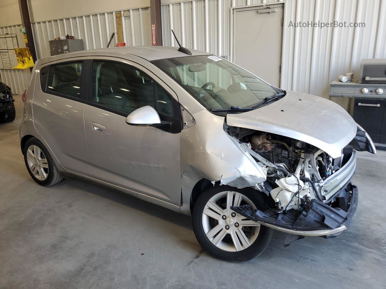 2015 Chevrolet Spark 1lt Silver vin: KL8CD6S90FC719913