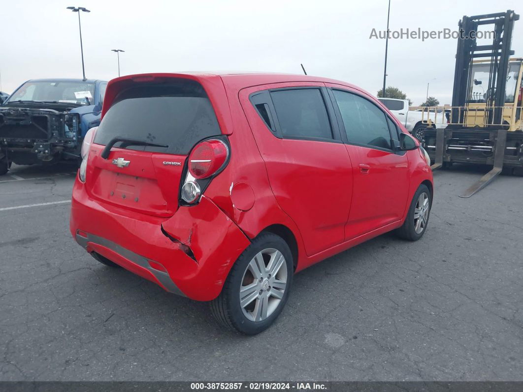 2015 Chevrolet Spark 1lt Cvt Red vin: KL8CD6S90FC725405