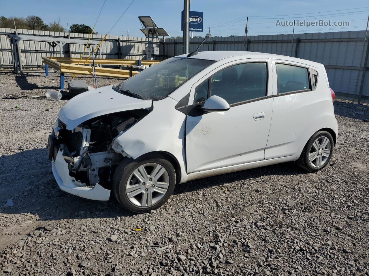 2015 Chevrolet Spark 1lt White vin: KL8CD6S90FC762535