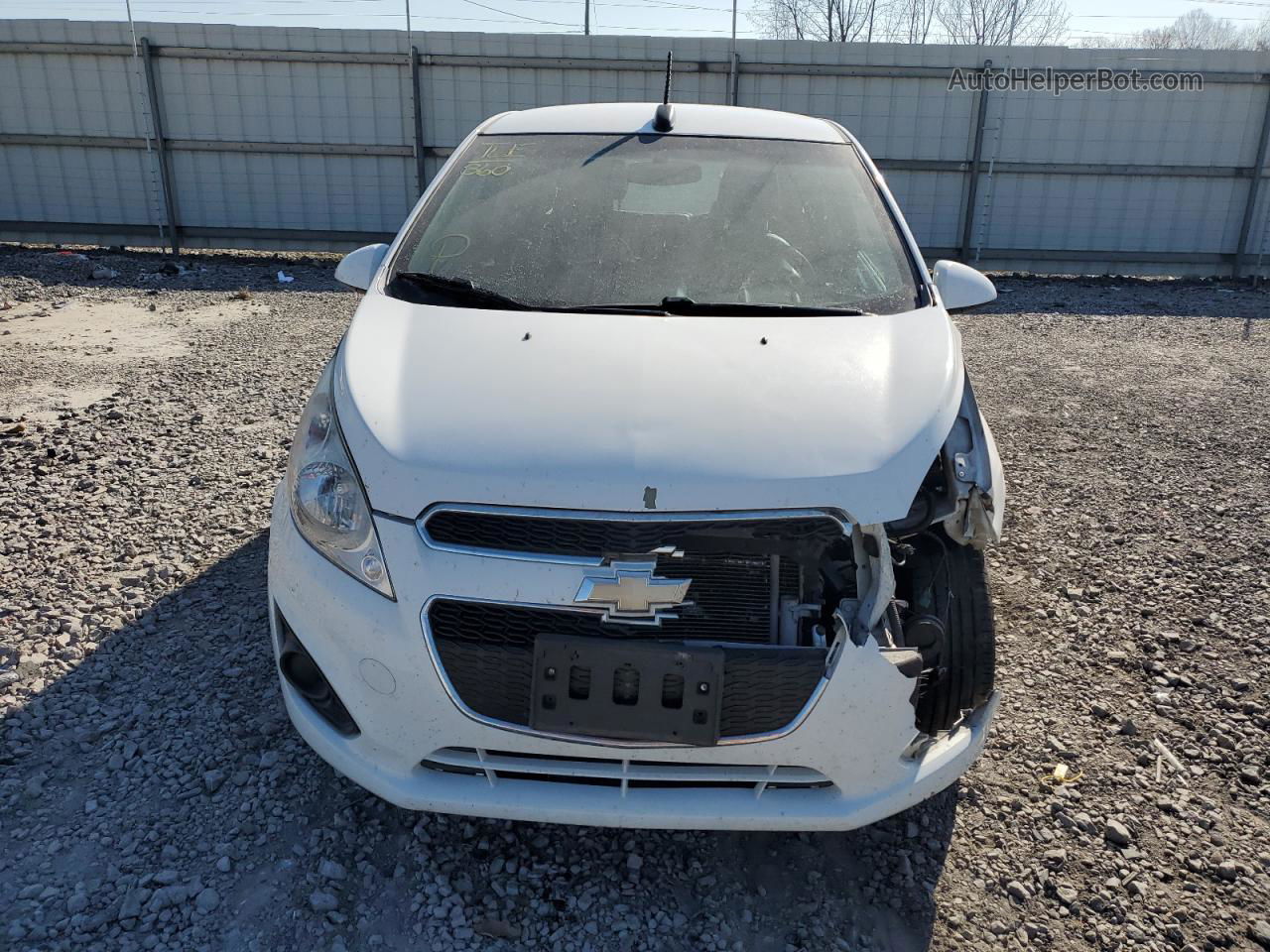 2015 Chevrolet Spark 1lt Белый vin: KL8CD6S90FC762535