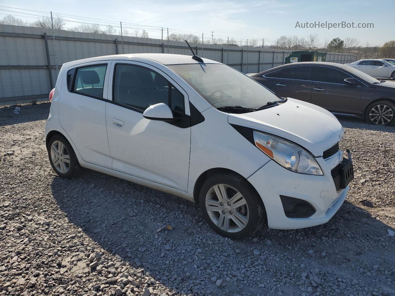 2015 Chevrolet Spark 1lt White vin: KL8CD6S90FC762535