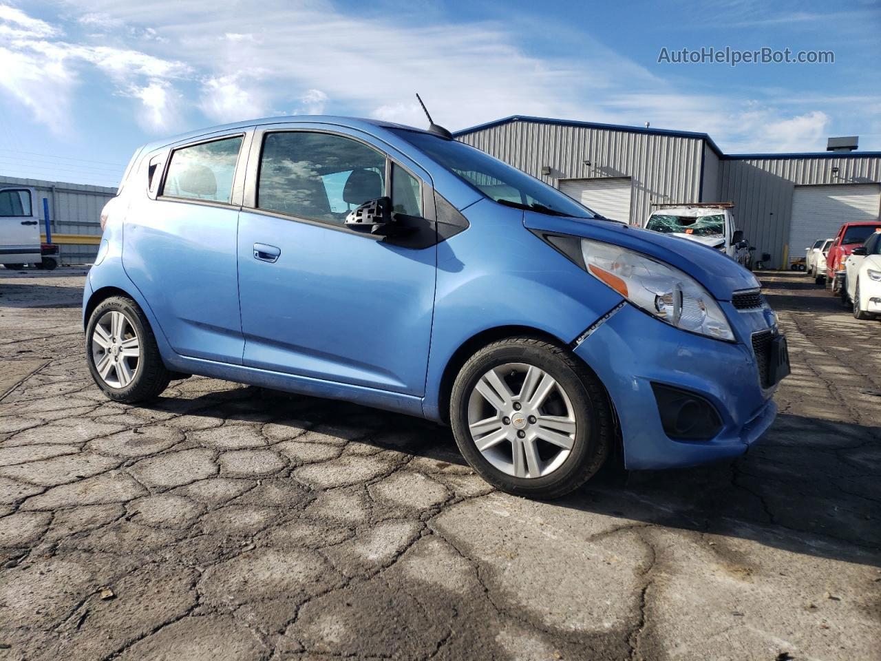 2015 Chevrolet Spark 1lt Blue vin: KL8CD6S90FC763197