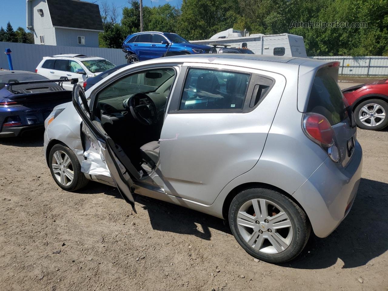 2015 Chevrolet Spark 1lt Silver vin: KL8CD6S90FC805898