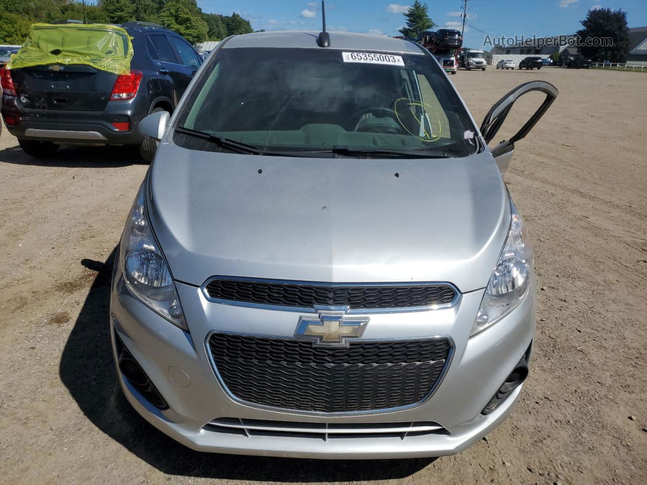 2015 Chevrolet Spark 1lt Silver vin: KL8CD6S90FC805898