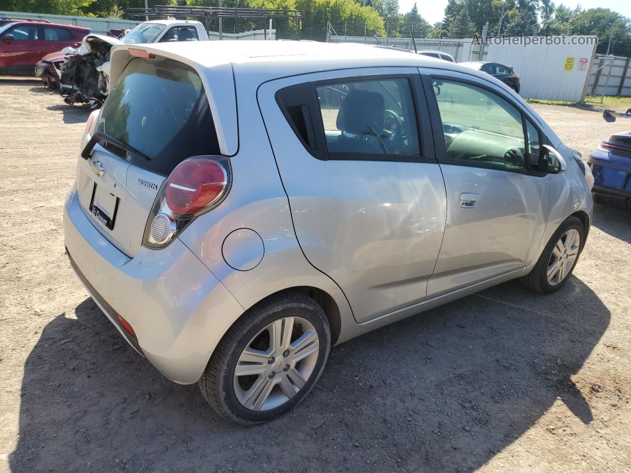 2015 Chevrolet Spark 1lt Silver vin: KL8CD6S90FC805898