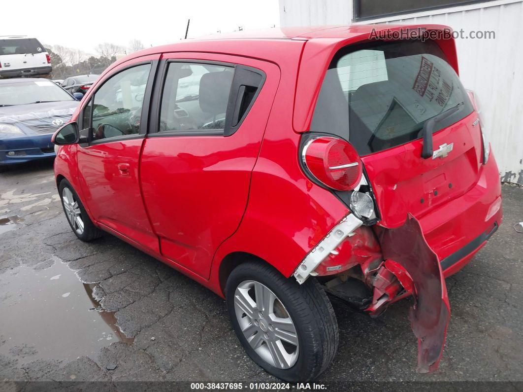 2013 Chevrolet Spark 1lt Auto Red vin: KL8CD6S91DC506384