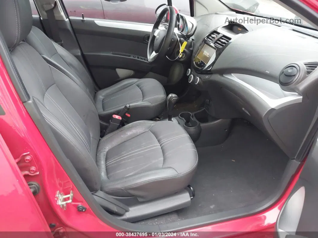 2013 Chevrolet Spark 1lt Auto Red vin: KL8CD6S91DC506384