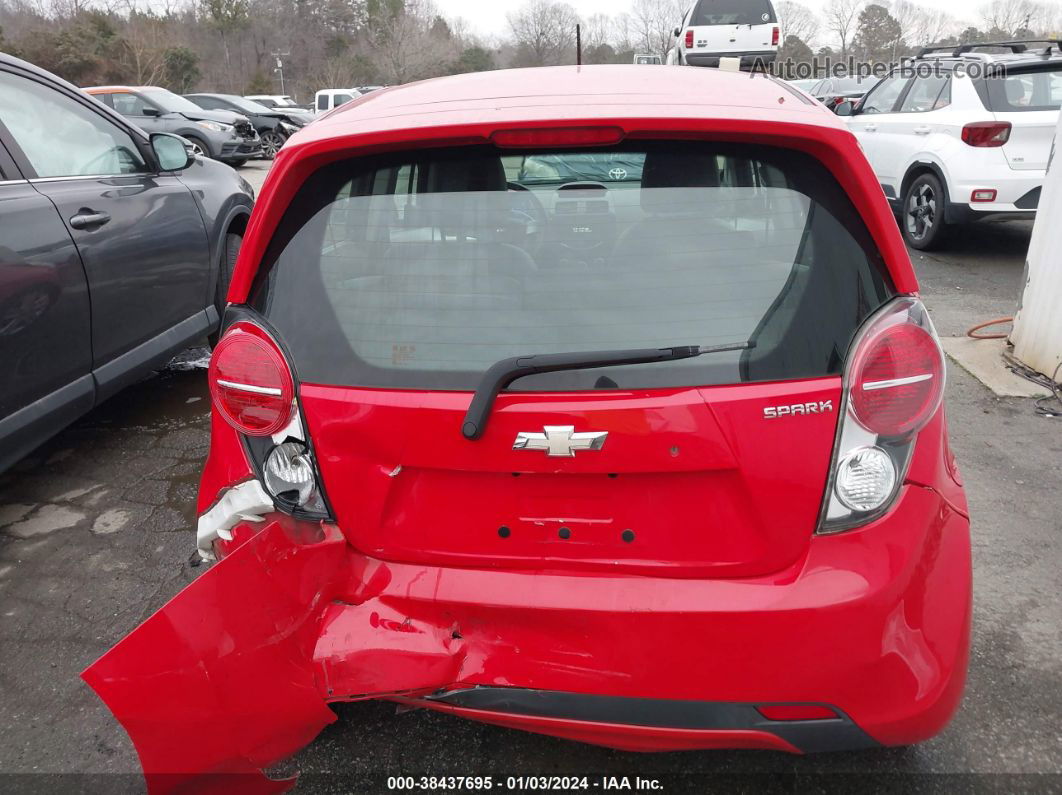 2013 Chevrolet Spark 1lt Auto Red vin: KL8CD6S91DC506384