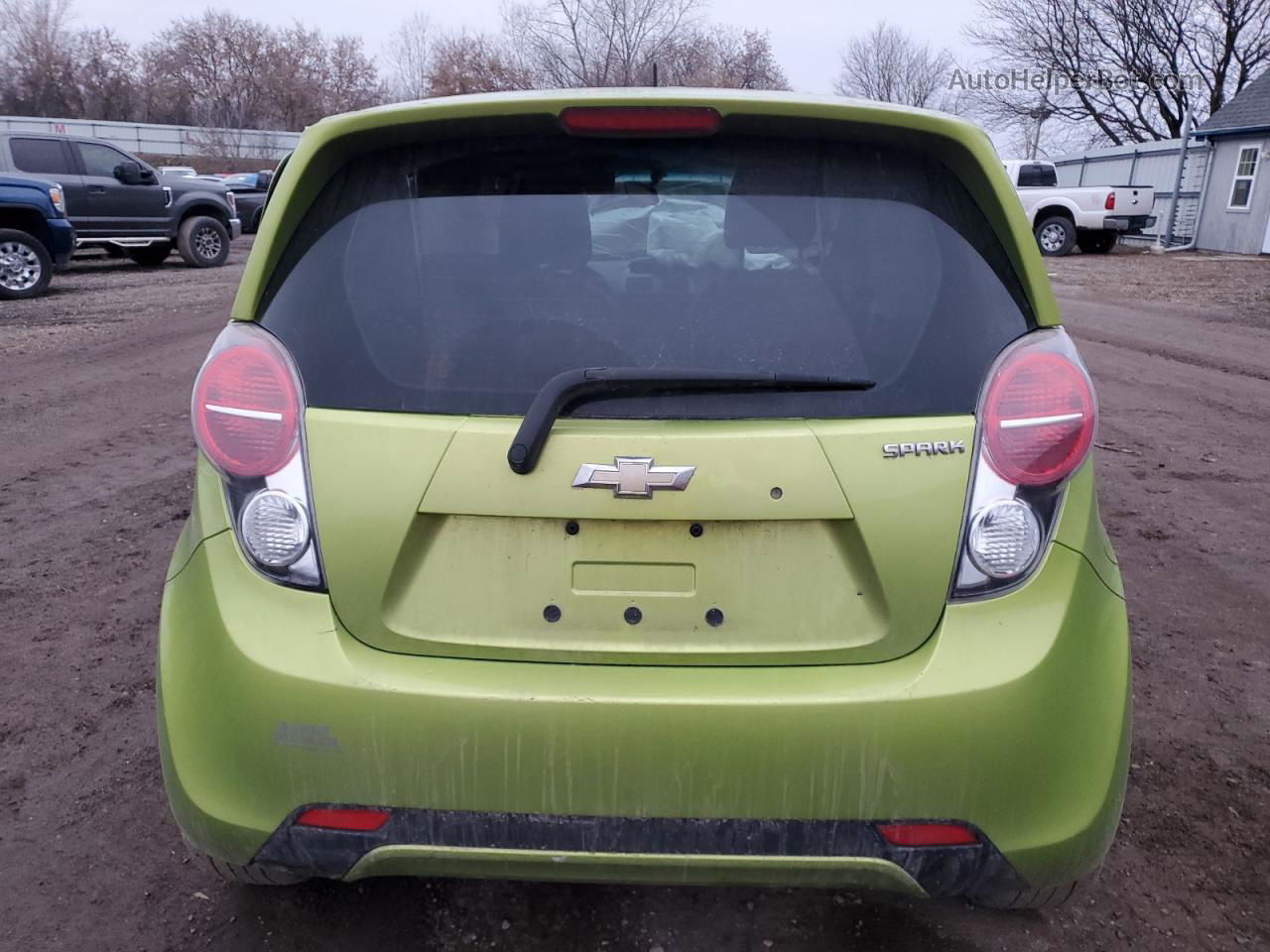 2013 Chevrolet Spark 1lt Green vin: KL8CD6S91DC540731