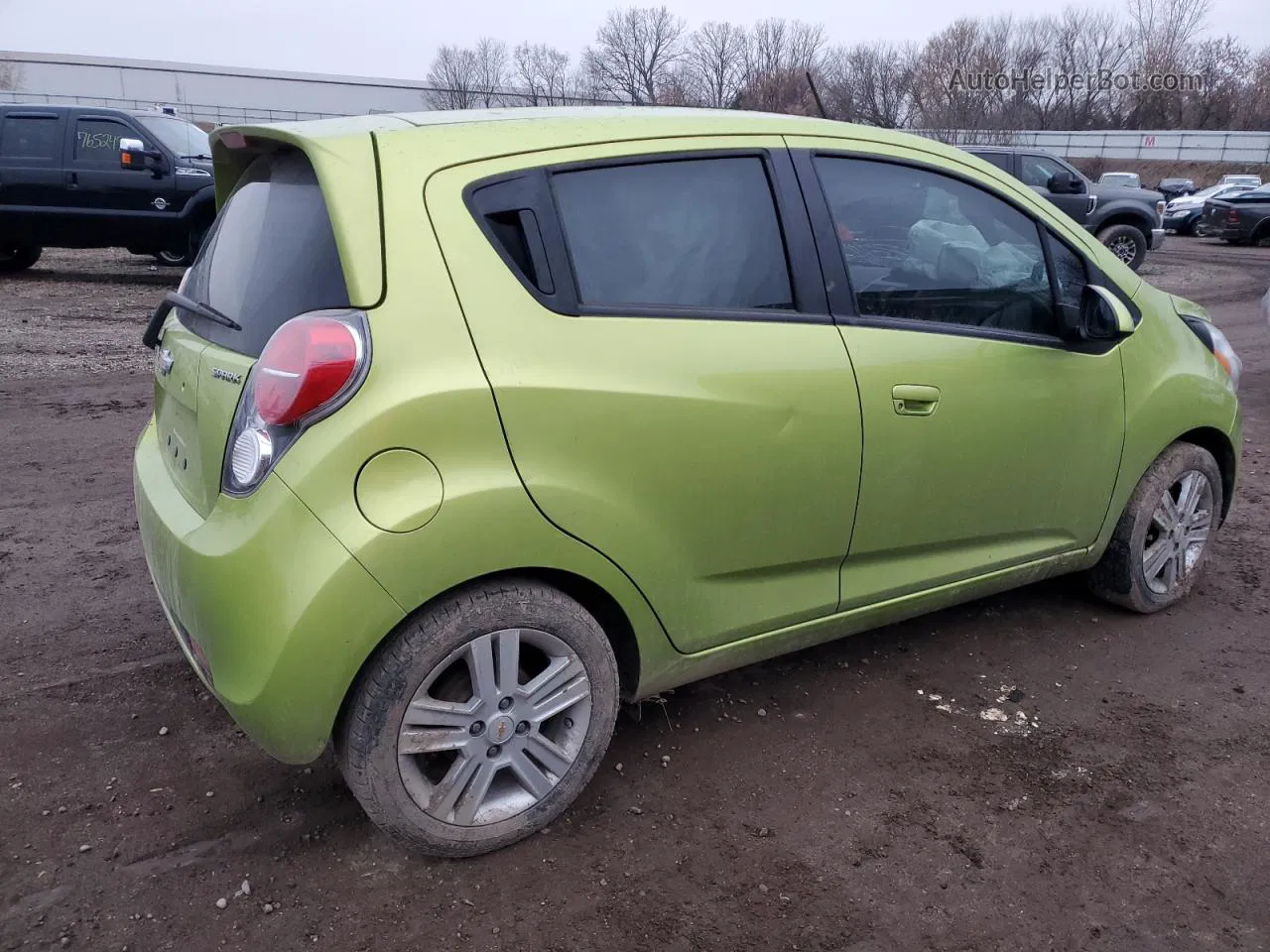 2013 Chevrolet Spark 1lt Green vin: KL8CD6S91DC540731