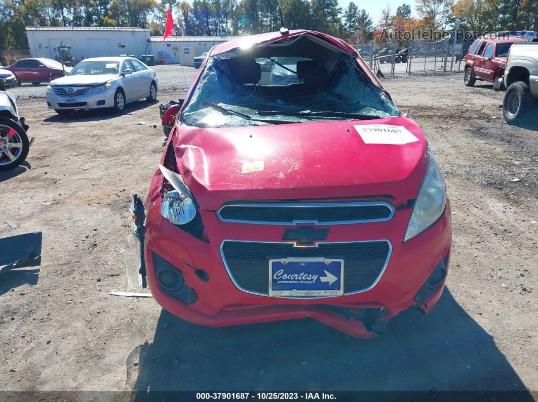 2013 Chevrolet Spark Lt Red vin: KL8CD6S91DC558615