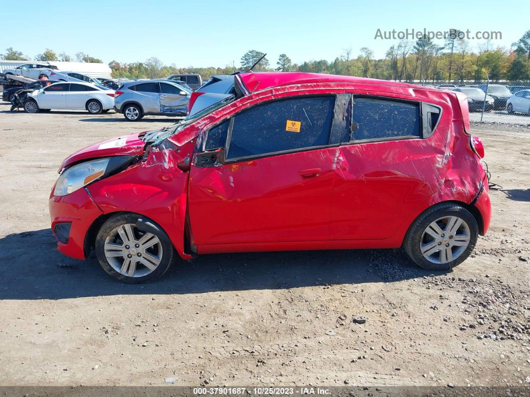 2013 Chevrolet Spark Lt Red vin: KL8CD6S91DC558615