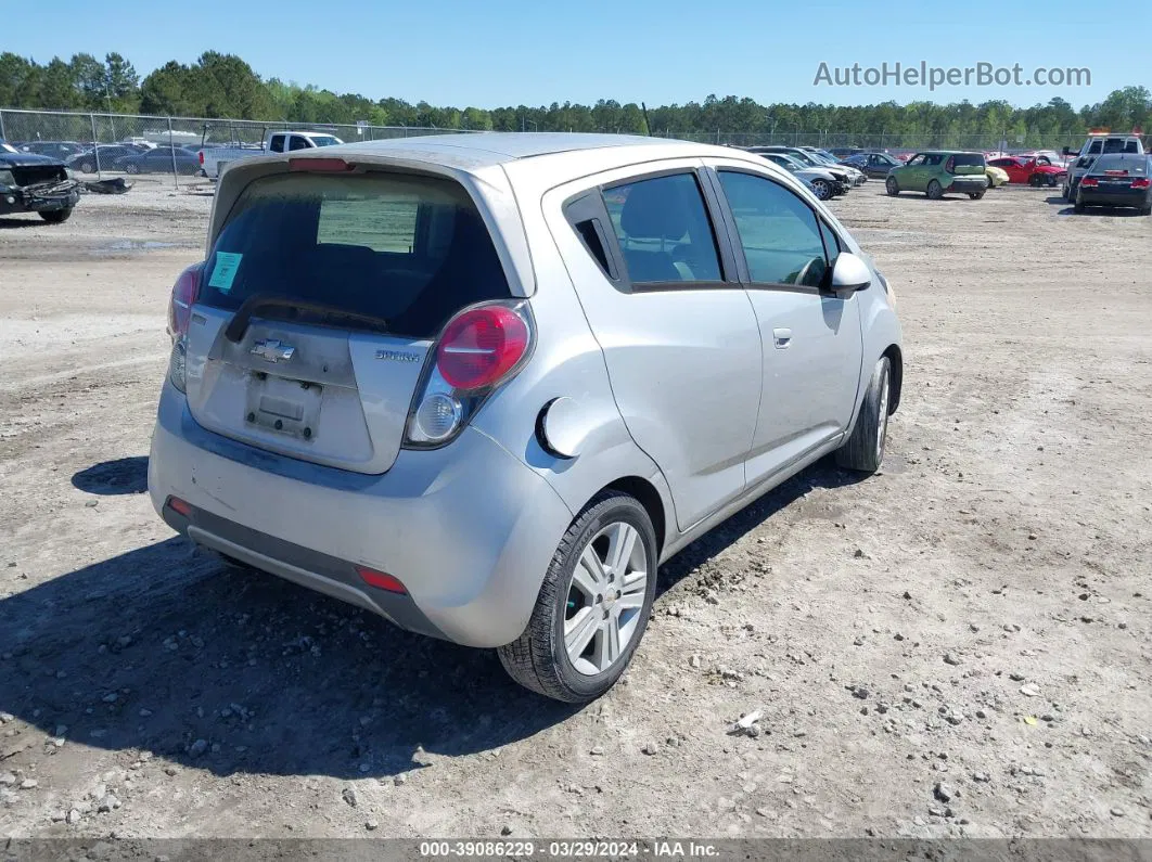 2013 Chevrolet Spark 1lt Auto Silver vin: KL8CD6S91DC609238