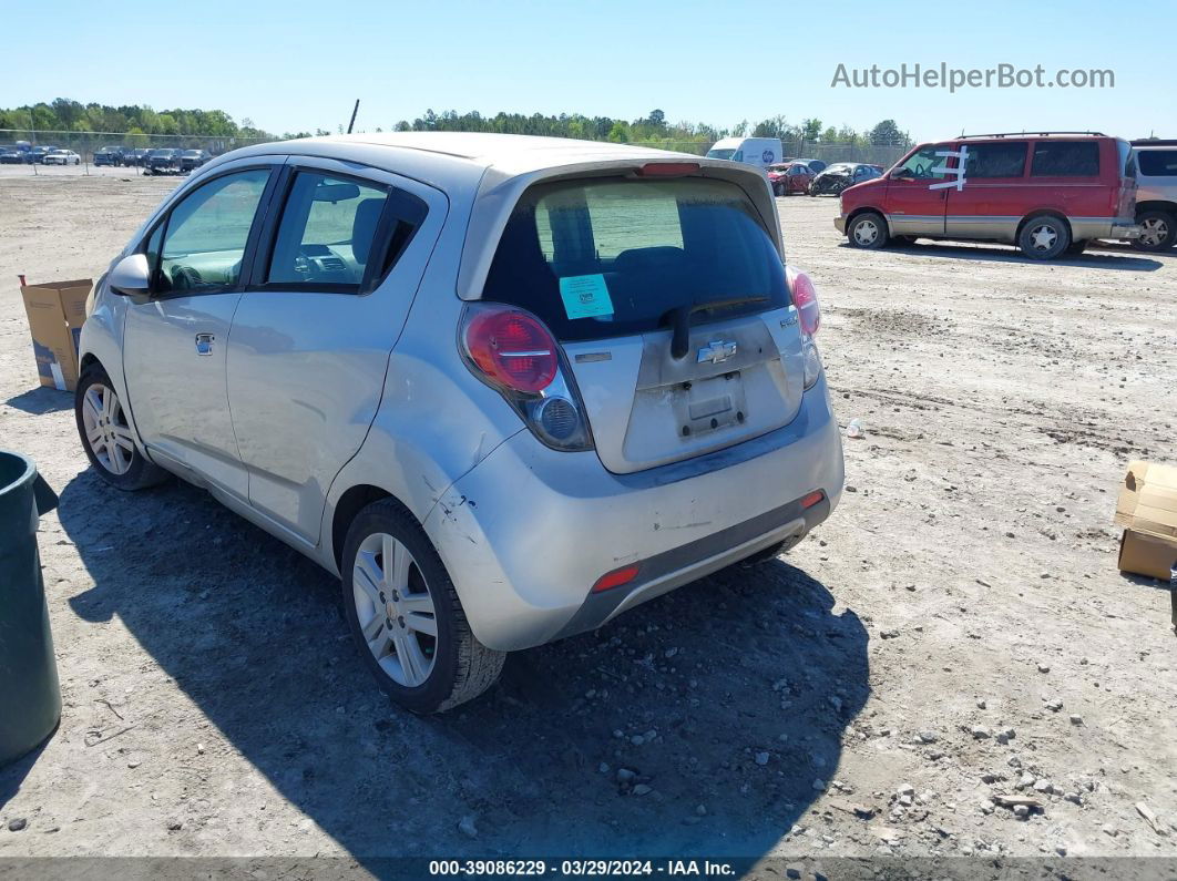 2013 Chevrolet Spark 1lt Auto Silver vin: KL8CD6S91DC609238