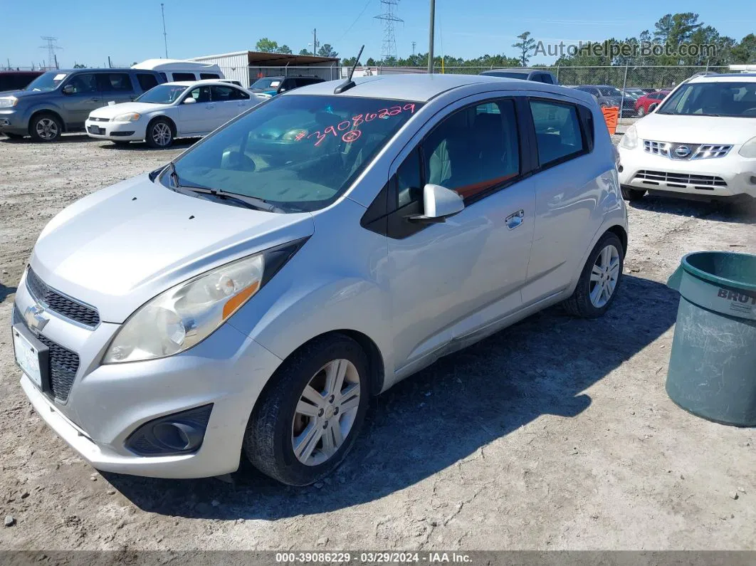 2013 Chevrolet Spark 1lt Auto Silver vin: KL8CD6S91DC609238