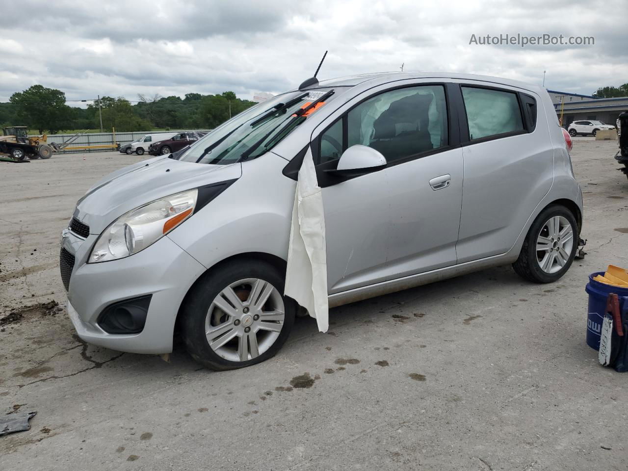 2015 Chevrolet Spark 1lt Silver vin: KL8CD6S91FC731410