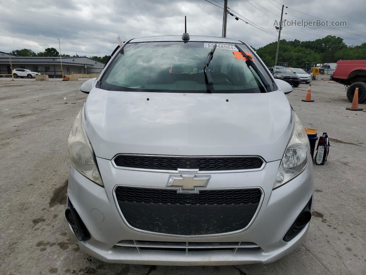 2015 Chevrolet Spark 1lt Silver vin: KL8CD6S91FC731410