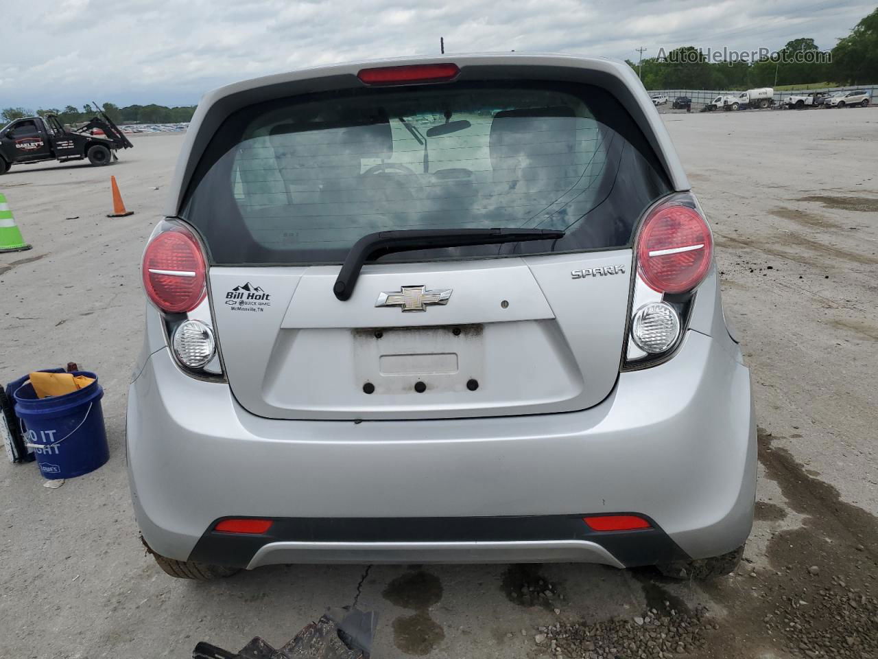 2015 Chevrolet Spark 1lt Silver vin: KL8CD6S91FC731410